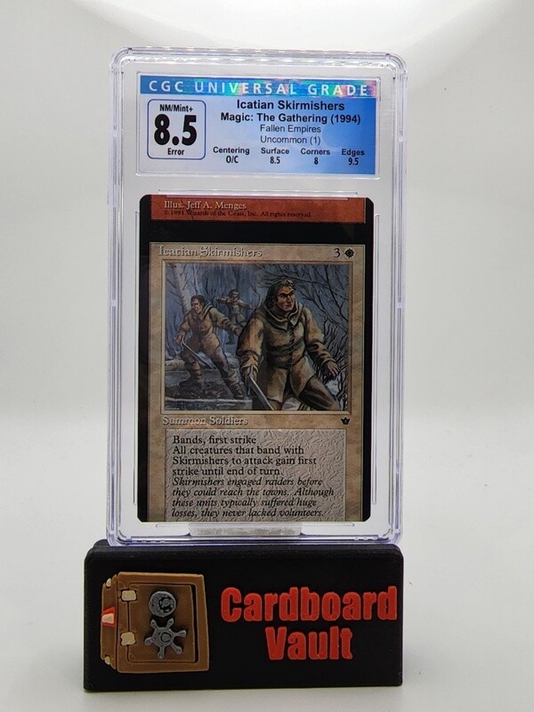 1994 Magic The Gathering Icatian Skirmishers Miscut CGC 8.5