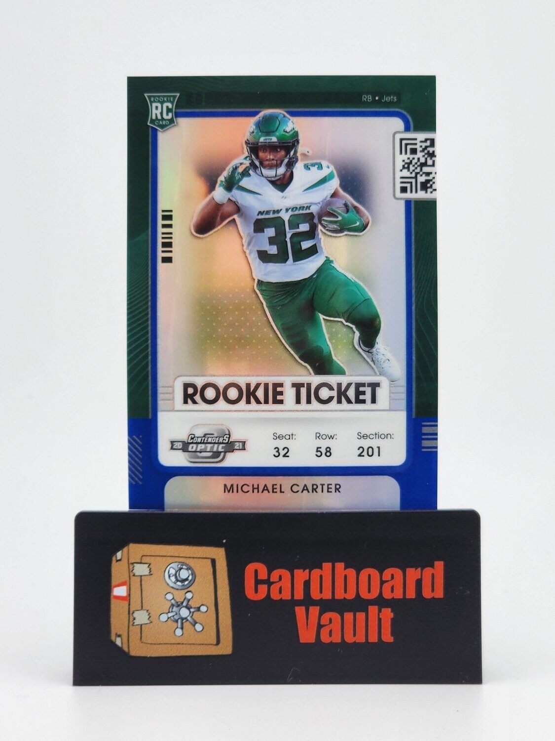 2021 Contenders Optic Rookie Ticket Michael Carter #83 87/99