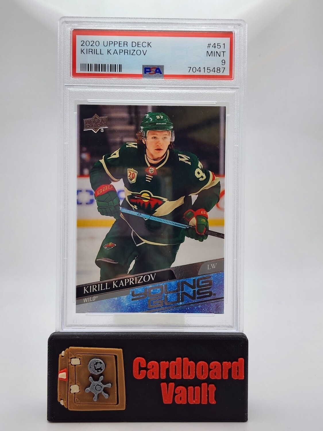 2020 Upper Deck Young Guns Kirill Kaprizov #451 PSA 9
