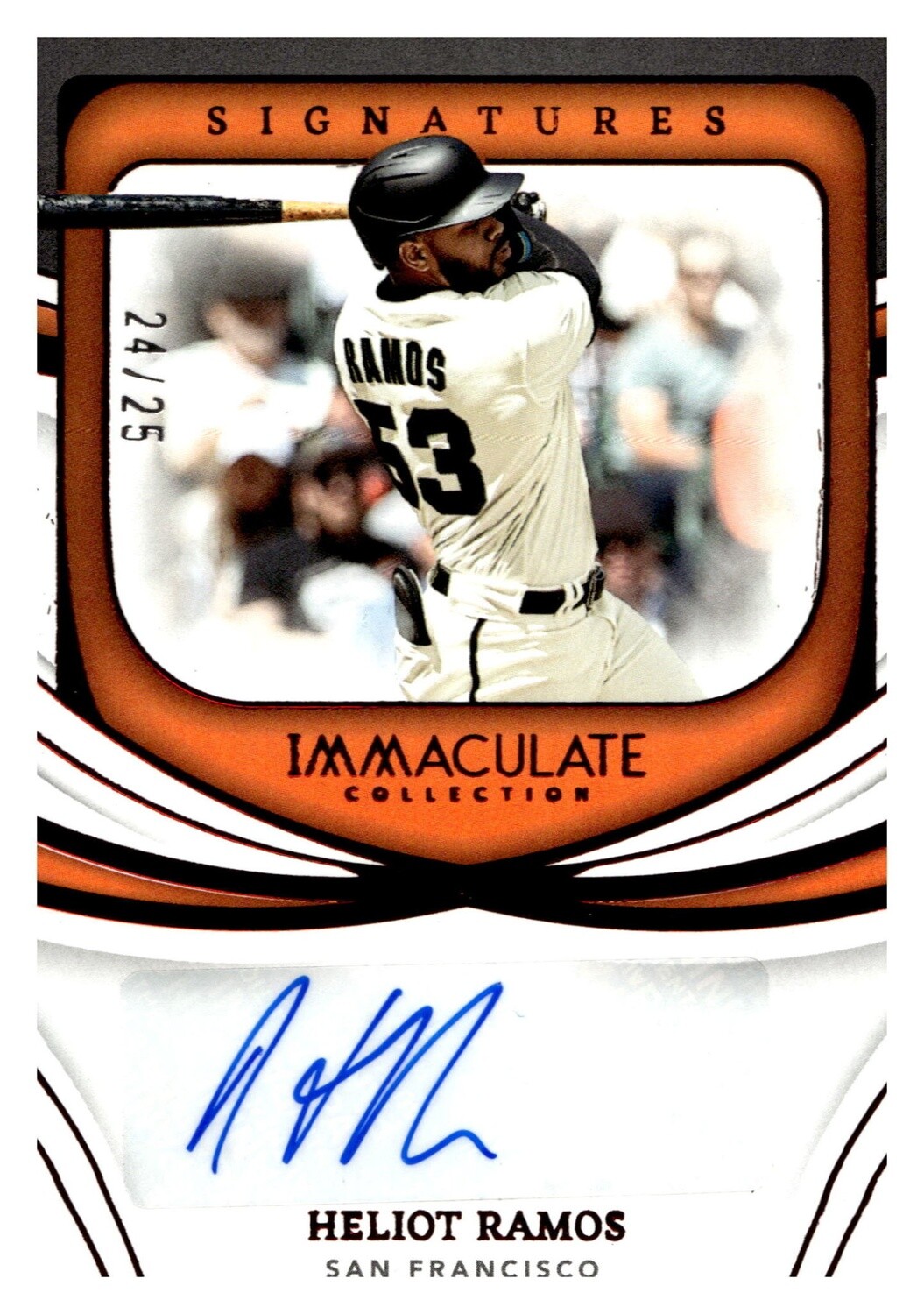 2022 Immaculate Signatures Heliot Ramos #IS-HR 24/25