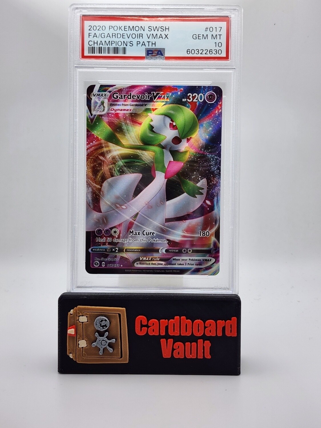 2020 Pokémon Gardevoir Vmax Full Art #017 PSA 10