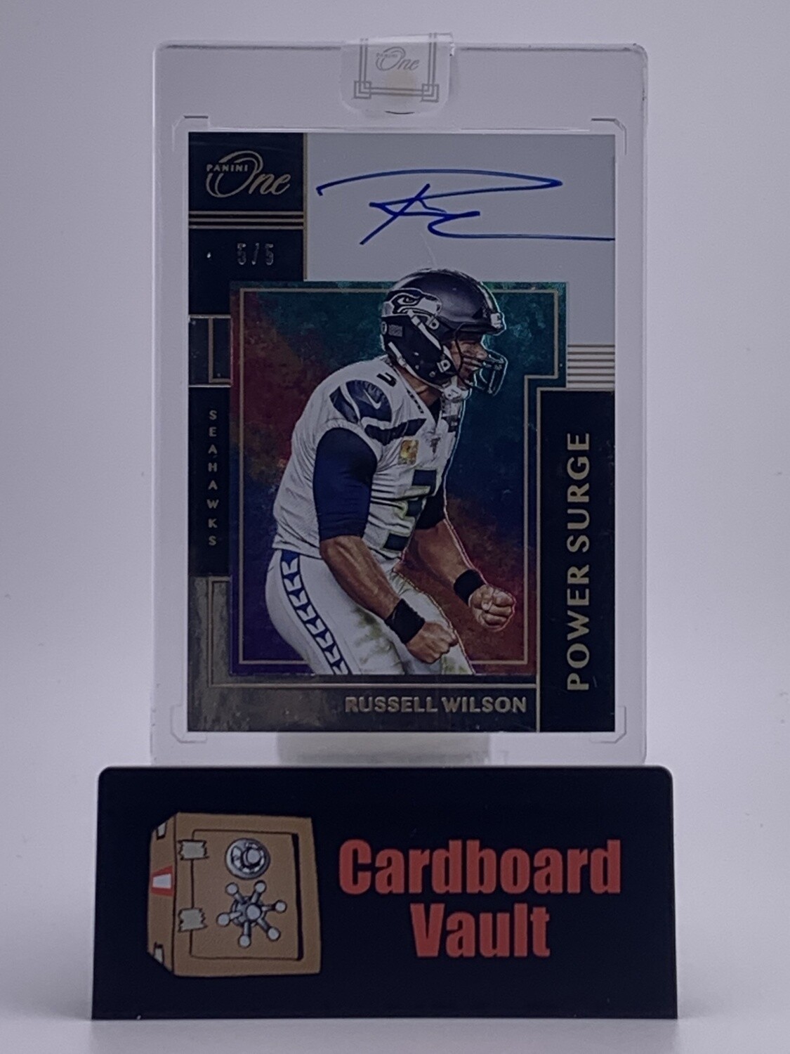 2020 Panini One Russell Wilson Power Surge #284 5/5