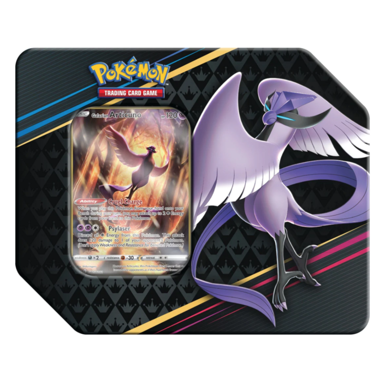 Pokémon  Crown Zenith Collection Tin (Galarian Articuno)