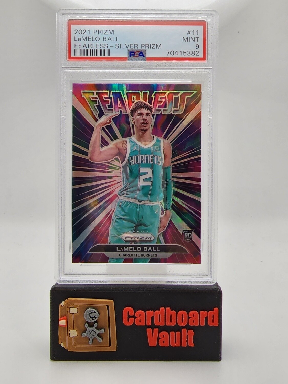 2021 Prizm Fearless LaMelo Ball  #11 Silver Prizm PSA 9 70415386