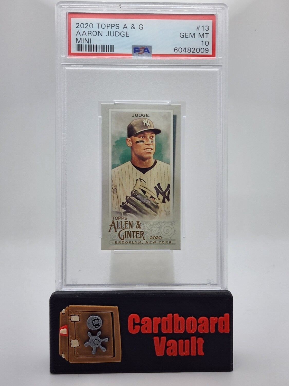 2020 Topps Allen and Ginter Aaron Judge Mini Card #13 PSA 10