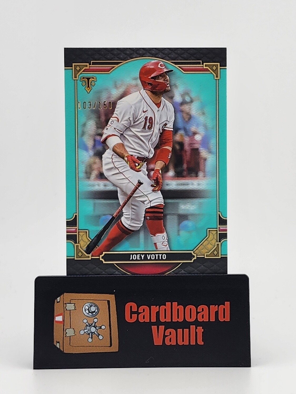 2022 Topps Triple Threads Joey Votto #98 Aquamarine 103/150
