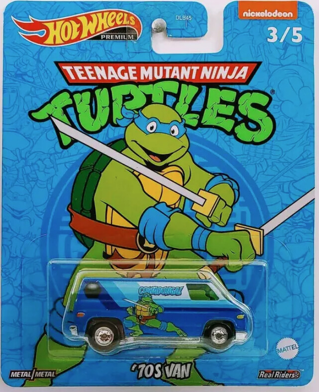 Hot Wheels Teenage Mutant Ninja Turtles '70s Van 3/5