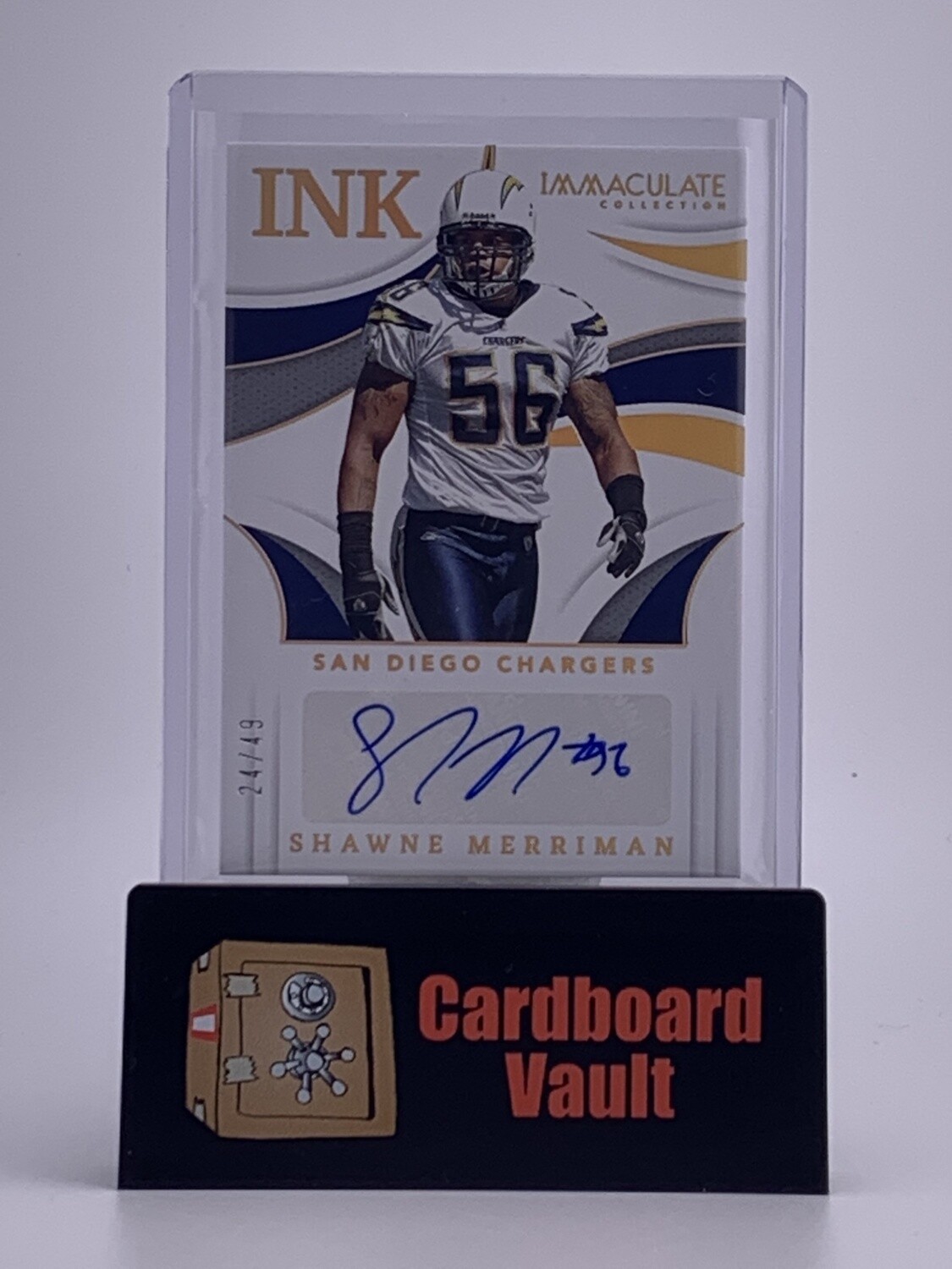 2022 Immaculate Ink Shawne Merriman Autograph #INK-SME 24/49