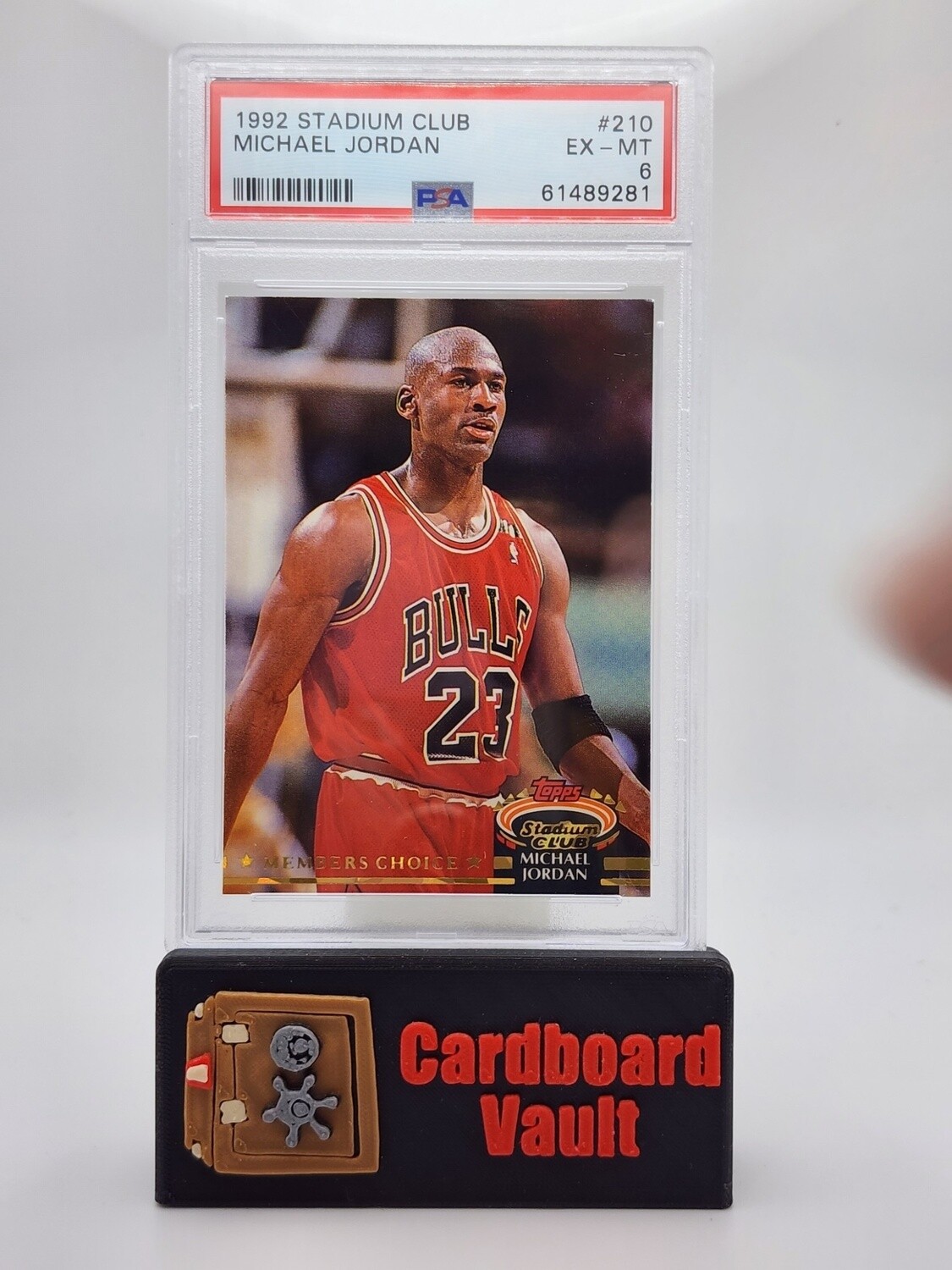 1992 Stadium Club Michael Jordan No. 210 PSA 6 61489281