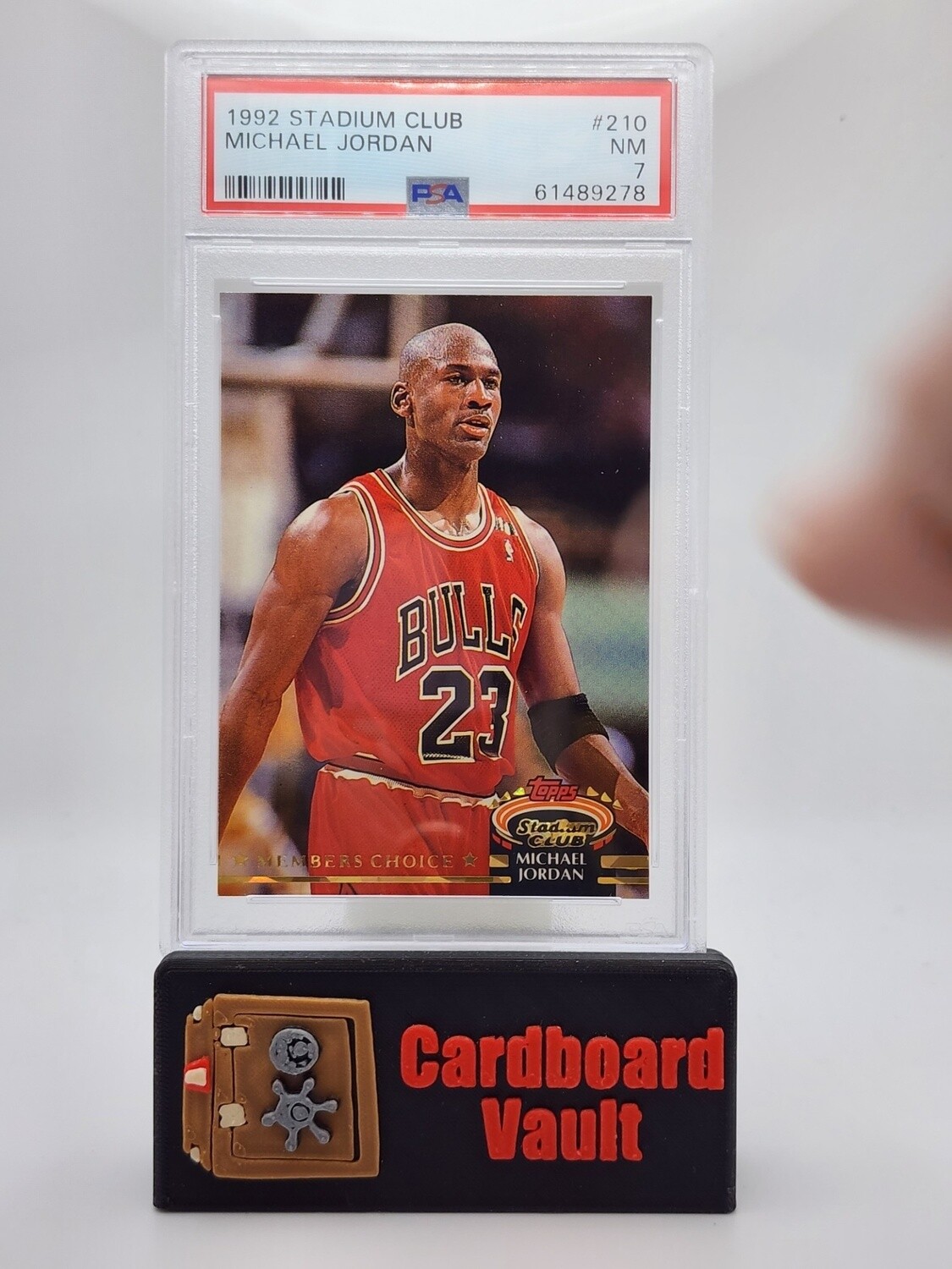 1992 Stadium Club Michael Jordan No. 210 PSA 7 61489278