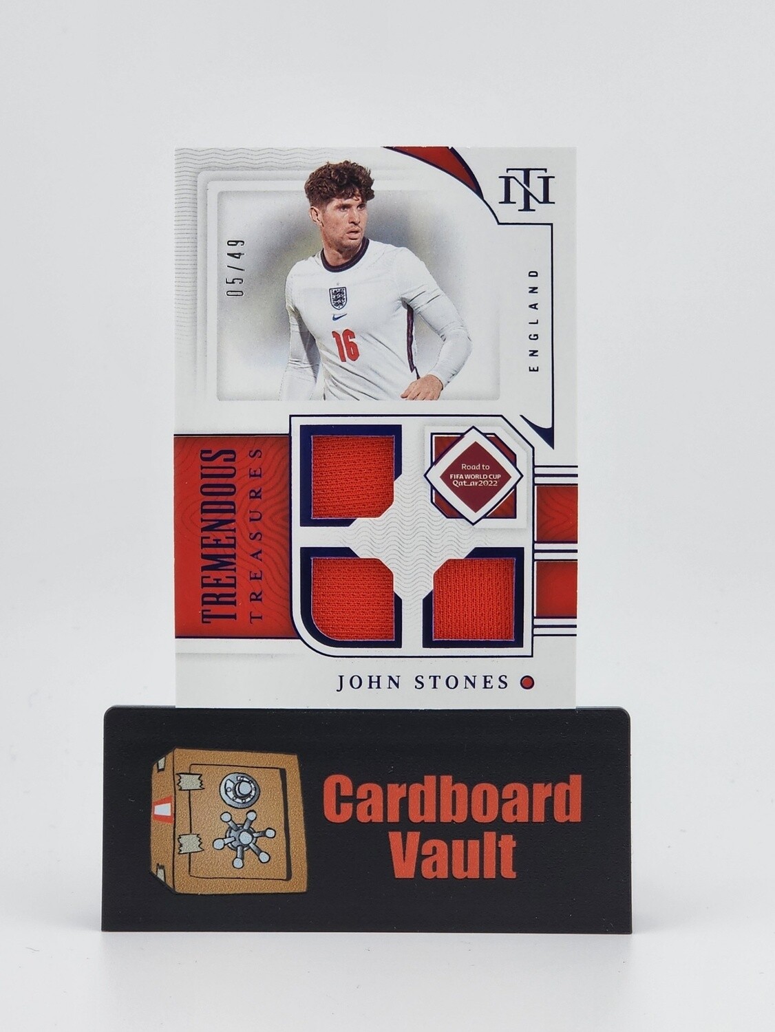 2022 National Treasures Tremendous Treasures John Stones  #TT-JST  05/49