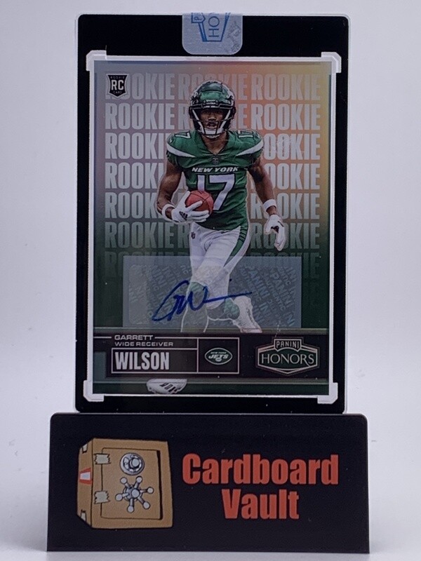 2022 Panini Honors Garrett Wilson Autograph #69 Green 46/49