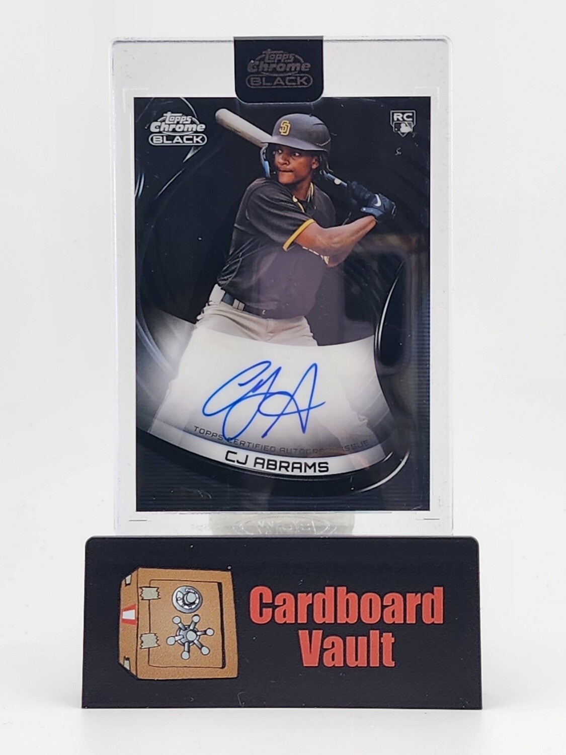 2022 Topps Chrome Black CJ Abrams Autograph #CBA-CA