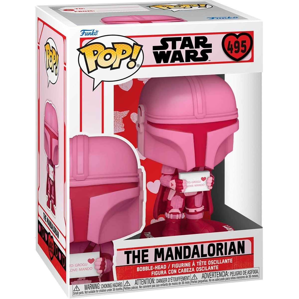 Star Wars Valentines The Mandalorian Funko Pop