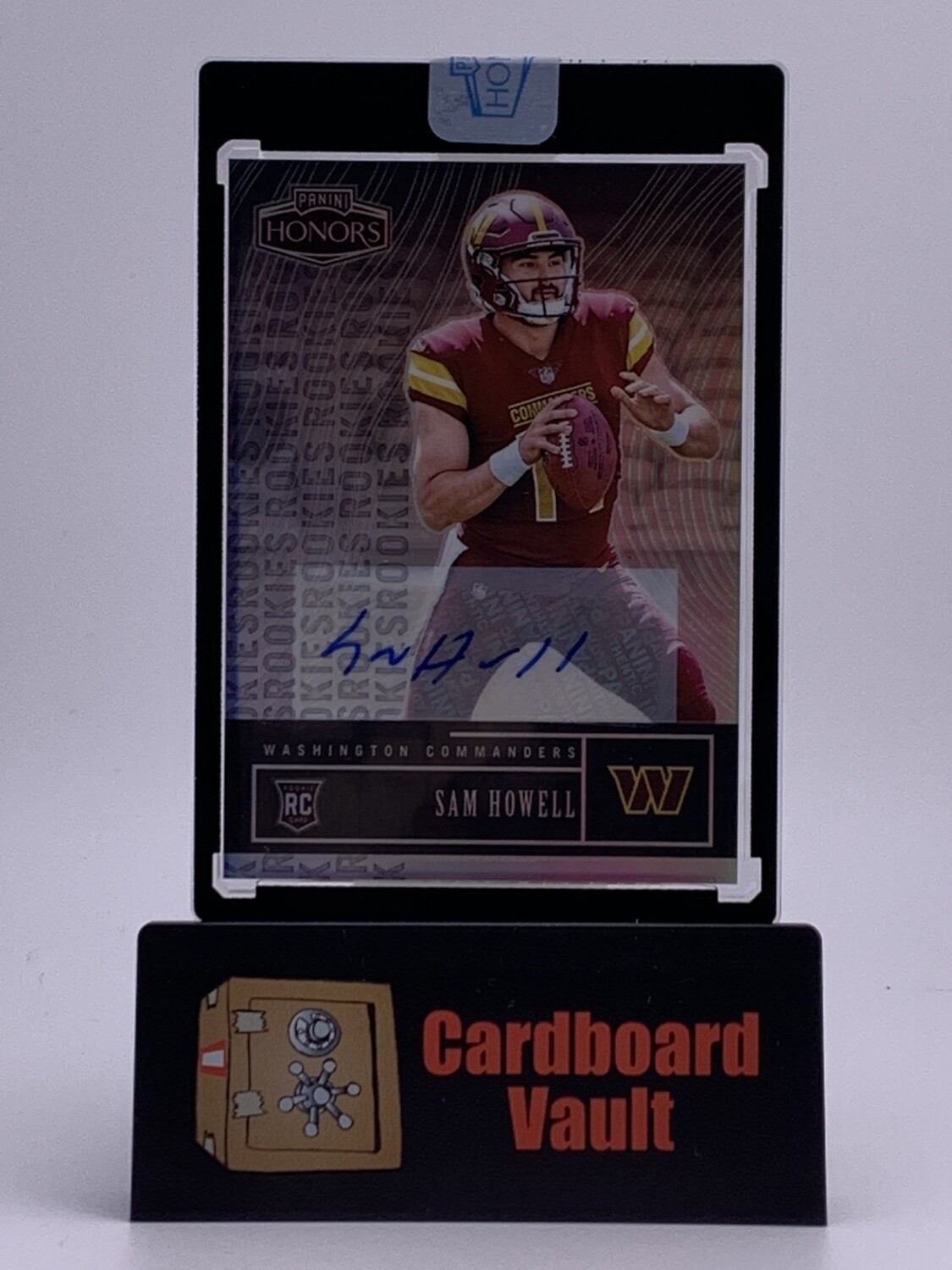 2022 Panini Honors Sam Howell Autograph #37 Rookie Card 08/49