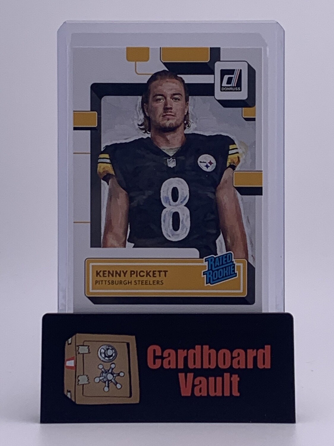 2022 Donruss Rated Rookie Kenny Pickett Canvas Portrait #301