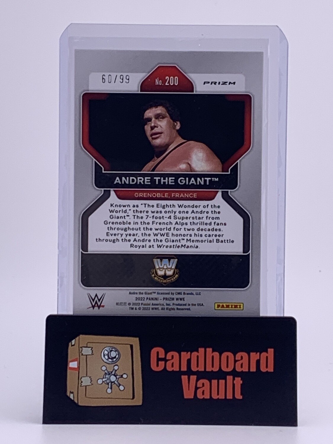 2022 Prizm Andre The Giant #200 Orange 60/99