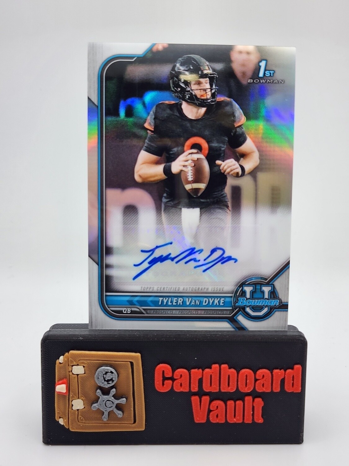 2021-22 Bowman U Tyler Van Dyke Chrome Prospect Autograph No. BCPA-TV