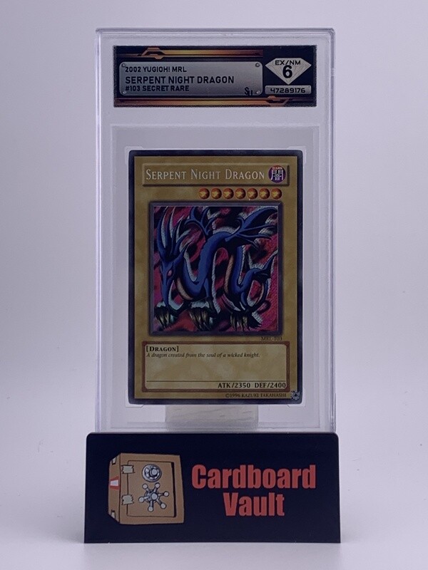Yu-Gi-Oh Serpent Night Dragon MRL-103 Secret Rare DSG 6