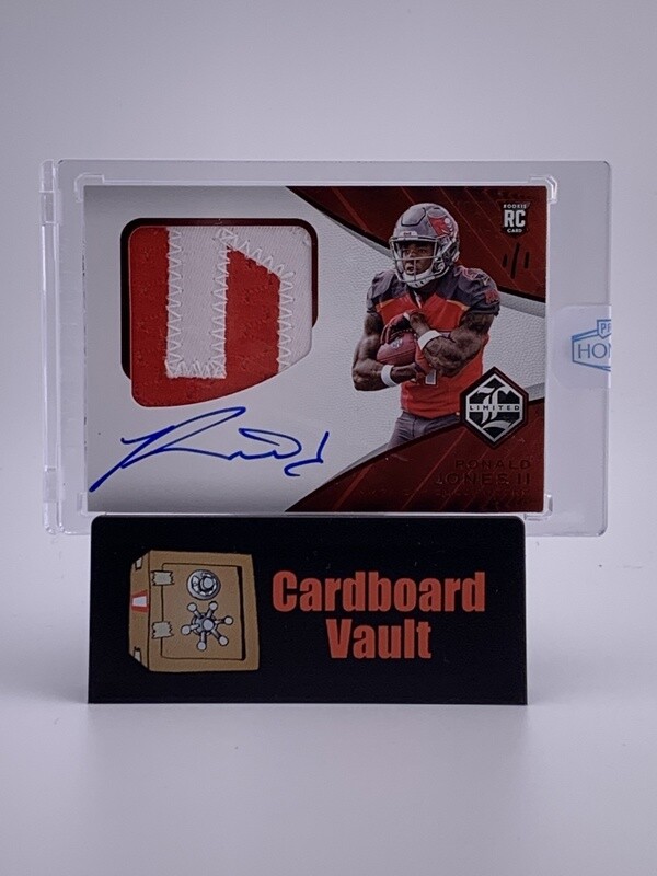 2022 Panini Honors 2018 Limited Ronald Jones II #152 Two Color RPA 1/1