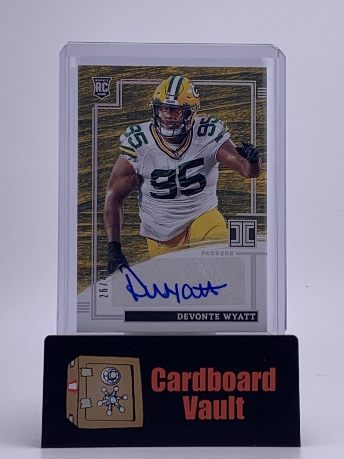 2022 Impeccable  DeVonte Wyatt  Rookie Autograph #150 Silver 26/49