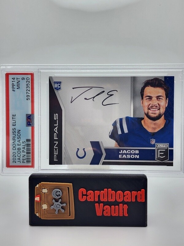 2020 Donruss Elite Pen Pals Jacob Eason Autograph  #PP14 PSA 9