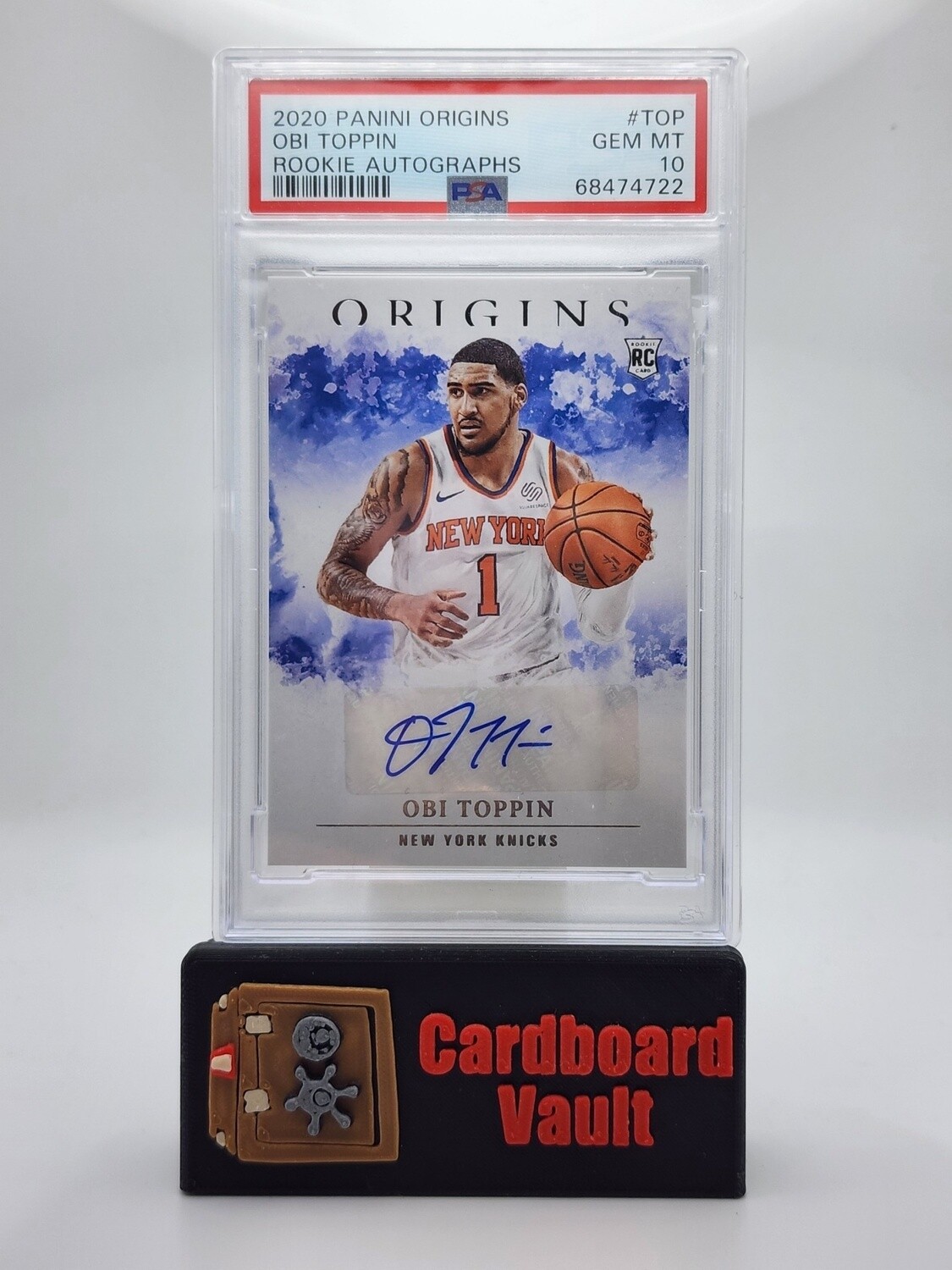 2020-21 Origins Obi Toppin Rookie Autographs No. RA-TOP PSA 10 6847422