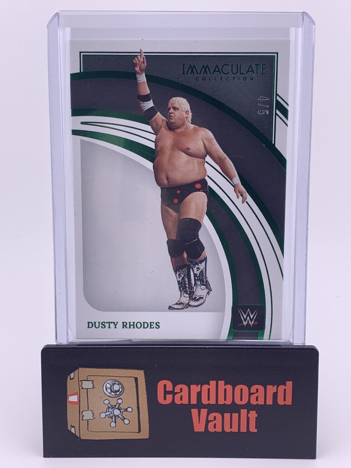 2022 Immaculate Dusty Rhodes #62 Emerald 4/5