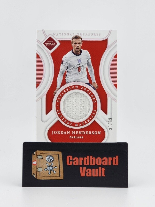 2022 National Treasures Century Materials Jordan Henderson  #CM-JHE  93/99