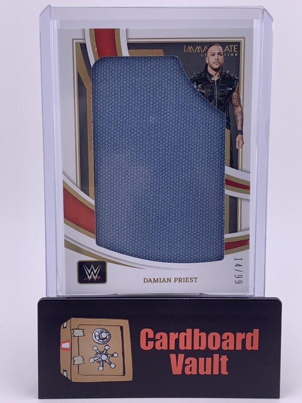 2022 Immaculate Damian Priest Jumbo Ring Canvas #RC-DPR 14/99