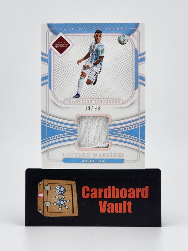 2022 National Treasures Franchise Treasures Lautaro Martinez #FT-LMA 09/99