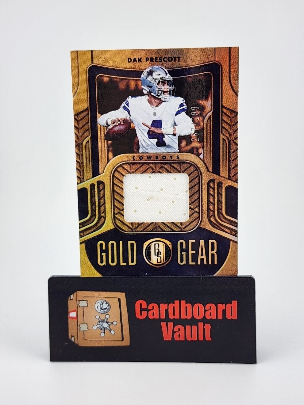 2022 Gold Standard Dak Prescott Gold Gear Patch No. GG-DPR 267/299