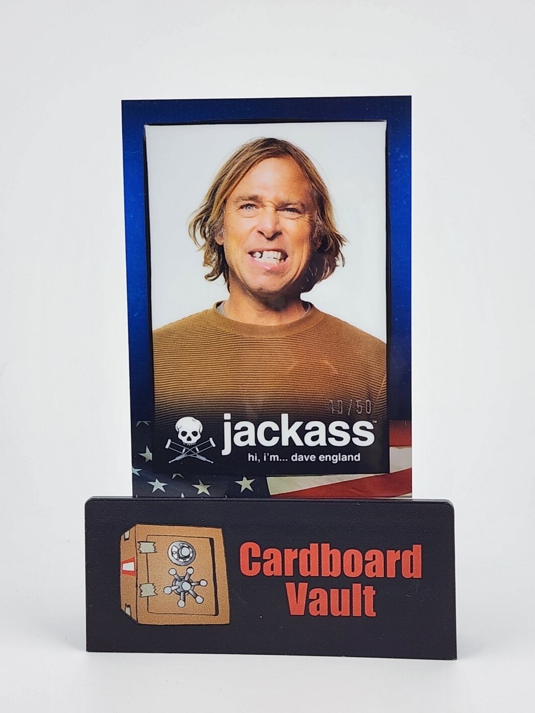 2022 Jackass Hi, I&#39;m... Dave England #7 Blue 49/50