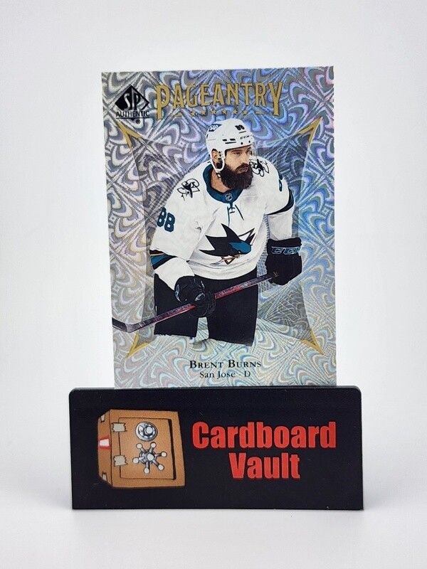 2021-22 SP Authentic Brent Burns Pageantry #P-18