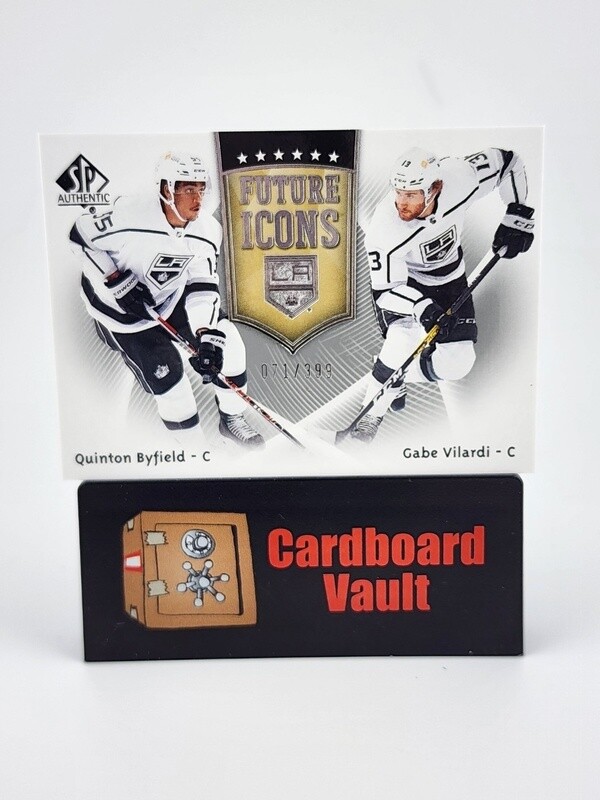 2021-22 SP Authentic Quinton Byfield Gabe Vilardi Future Icons #FI-14 071/399