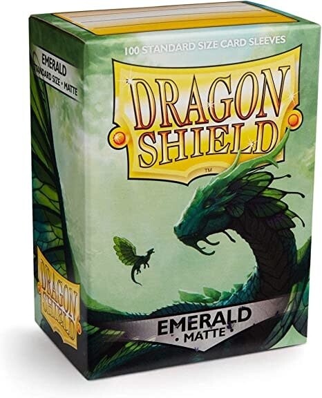 Dragon Shield 100 Card Sleeves Matte Emerald