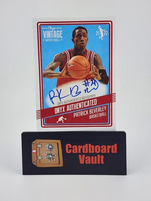 2021-22 Onyx Vintage Patrick Beverley Autograph #VAPB