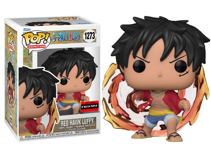 One Piece Monkey D. Luffy Red Hawk 1273 Funko Pop! AAA Anime Exclusive