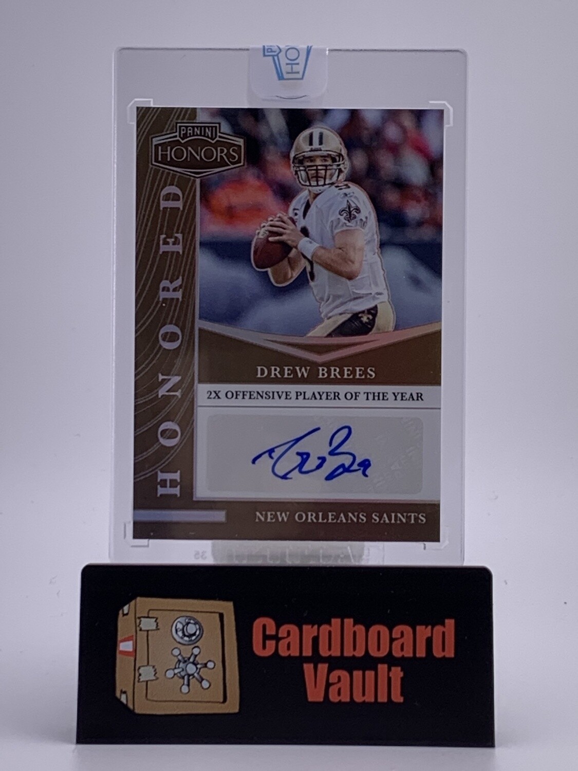 2022 Panini Honors Drew Brees Honored Autograph #HON-DB 08/10