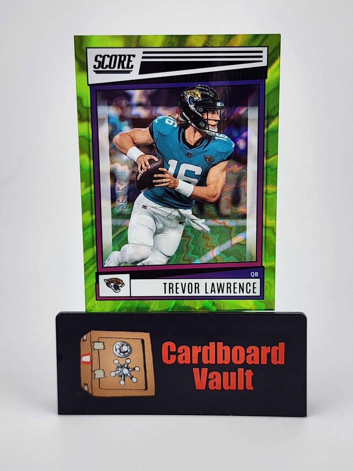 2022 Score Trevor Lawrence #20 Green 43/99