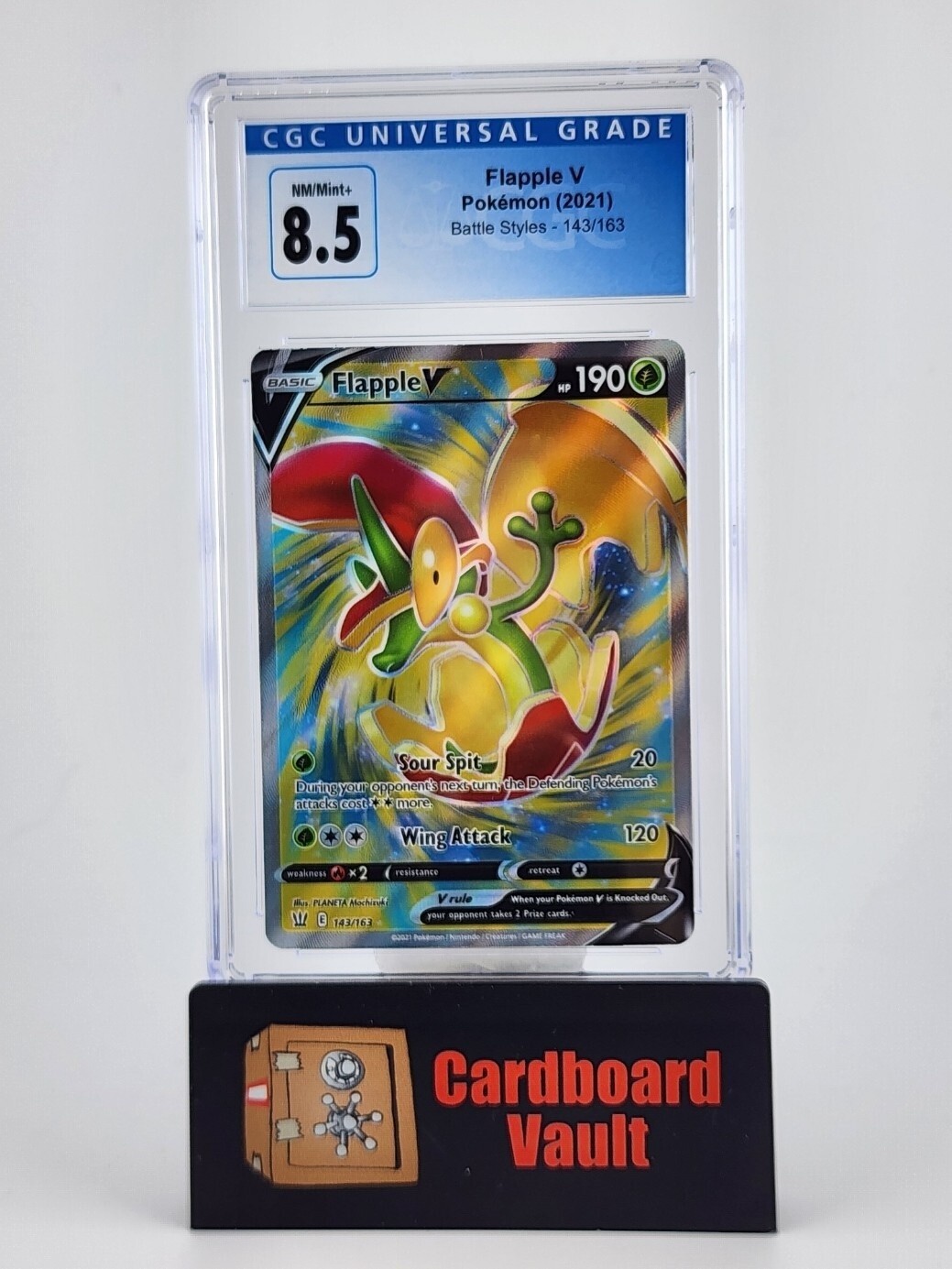 2021 Pokémon Flapple V #143 CGC 8.5
