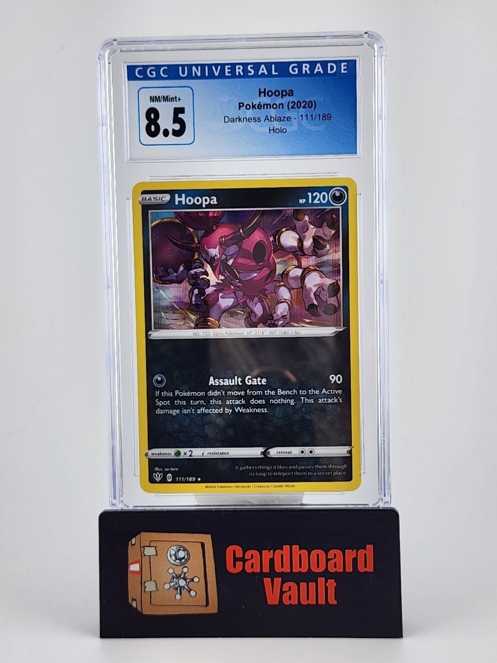 2020 Pokémon Hoopa Holo #111 CGC 8.5