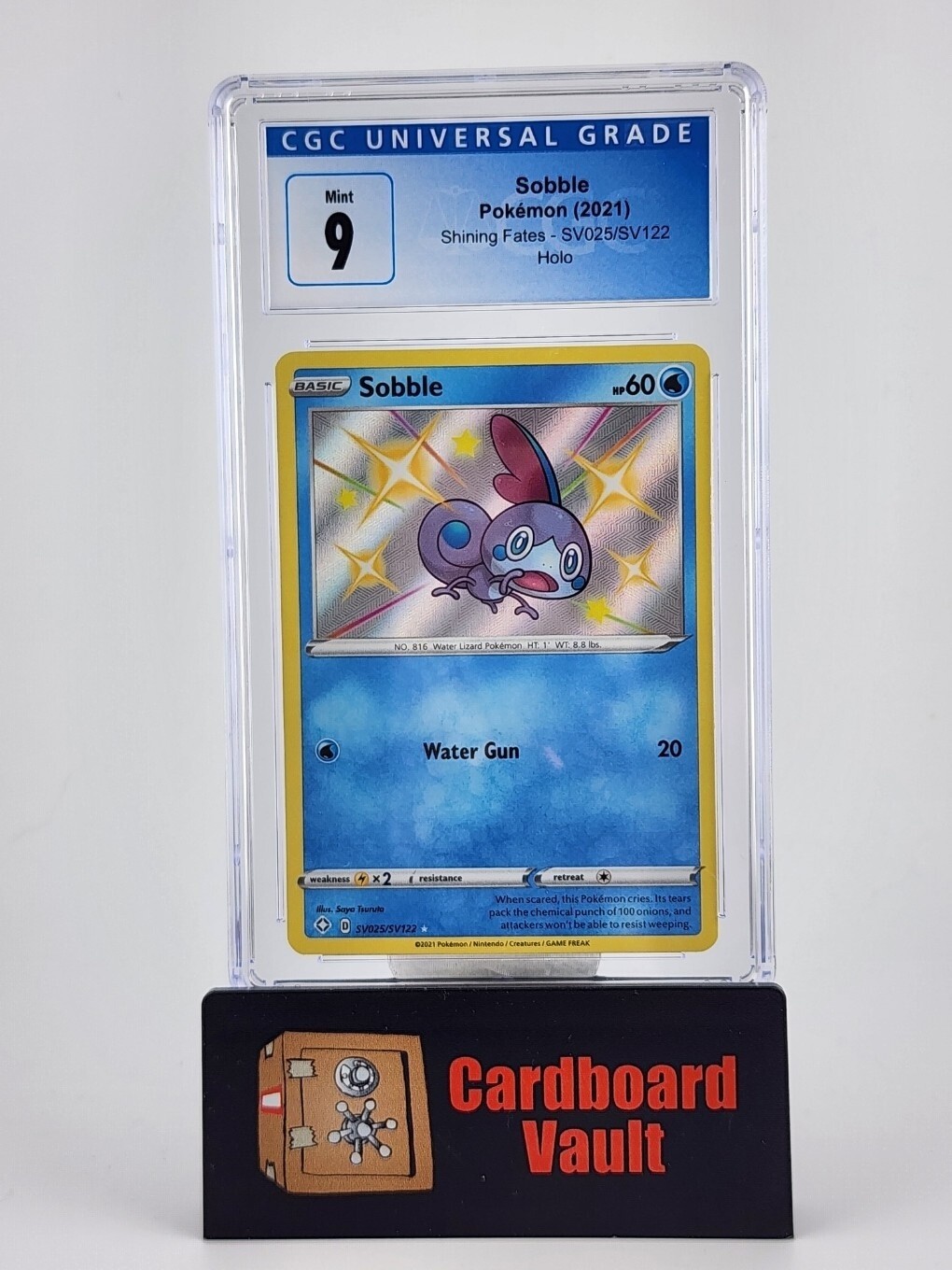 2021 Pokémon Shining Fates Sobble Holo No. SV025 CGC 9 3911140106