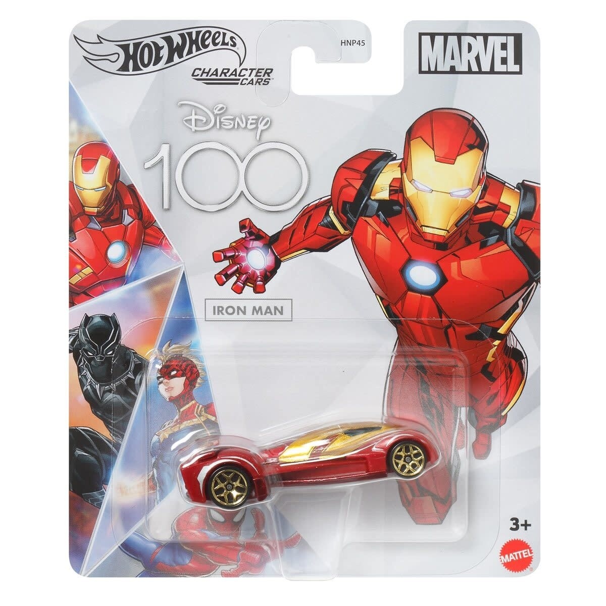 Hot Wheels Disney 100th 2023 Character Car Iron Man
