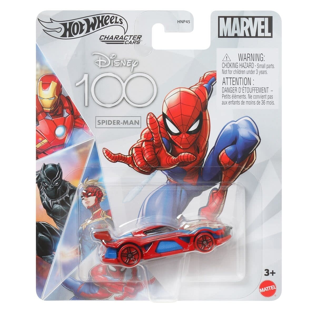 Hot Wheels Disney 100th 2023 Character Car Spider-Man