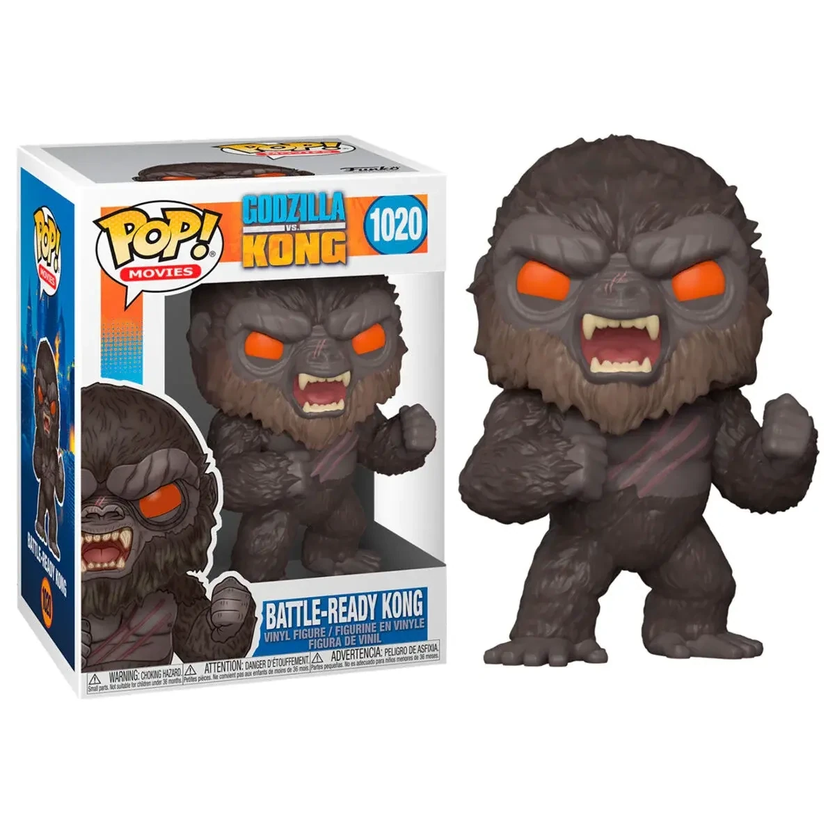 Godzilla Vs. King Kong Battle-Ready Kong 1020 Funko Pop!