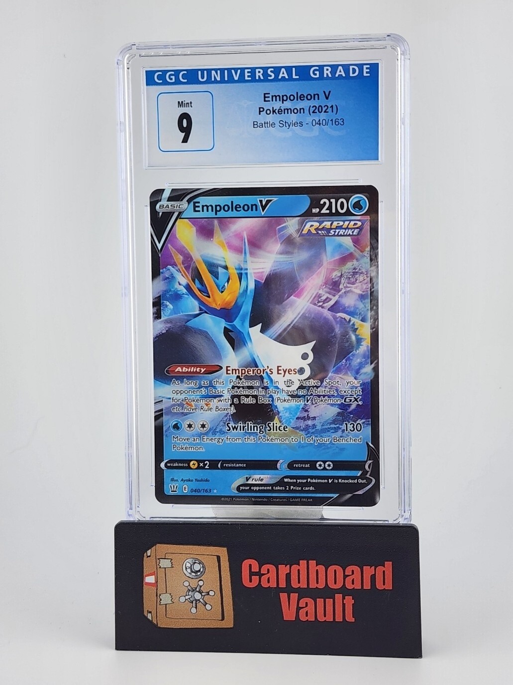 2021 Pokémon Empoleon V #040 CGC 9
