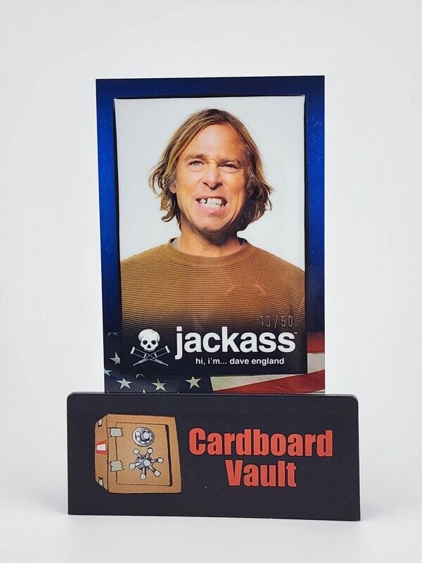 2022 Jackass Hi, I&#39;m... Dave England #7 Blue 49/50