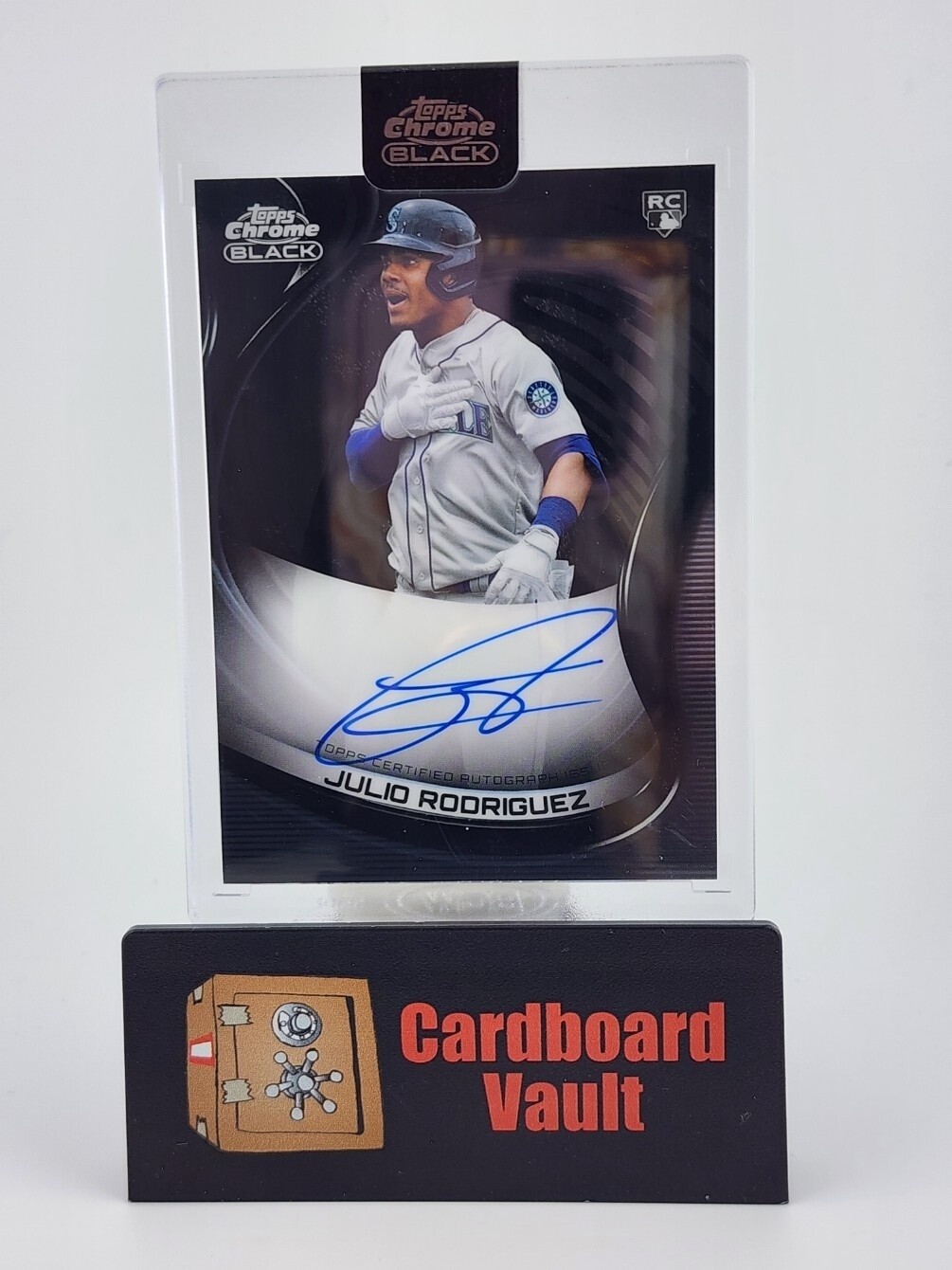 2022  Topps Chrome Black Julio Rodriguez Autograph #CBA-JRO