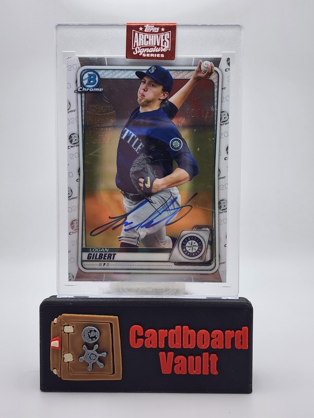2020 Topps Archives Signature Collection Logan gilbert #BCP-58 32/33